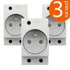 3 шт., разъём для DIN-рейки, 16 А, 250 В