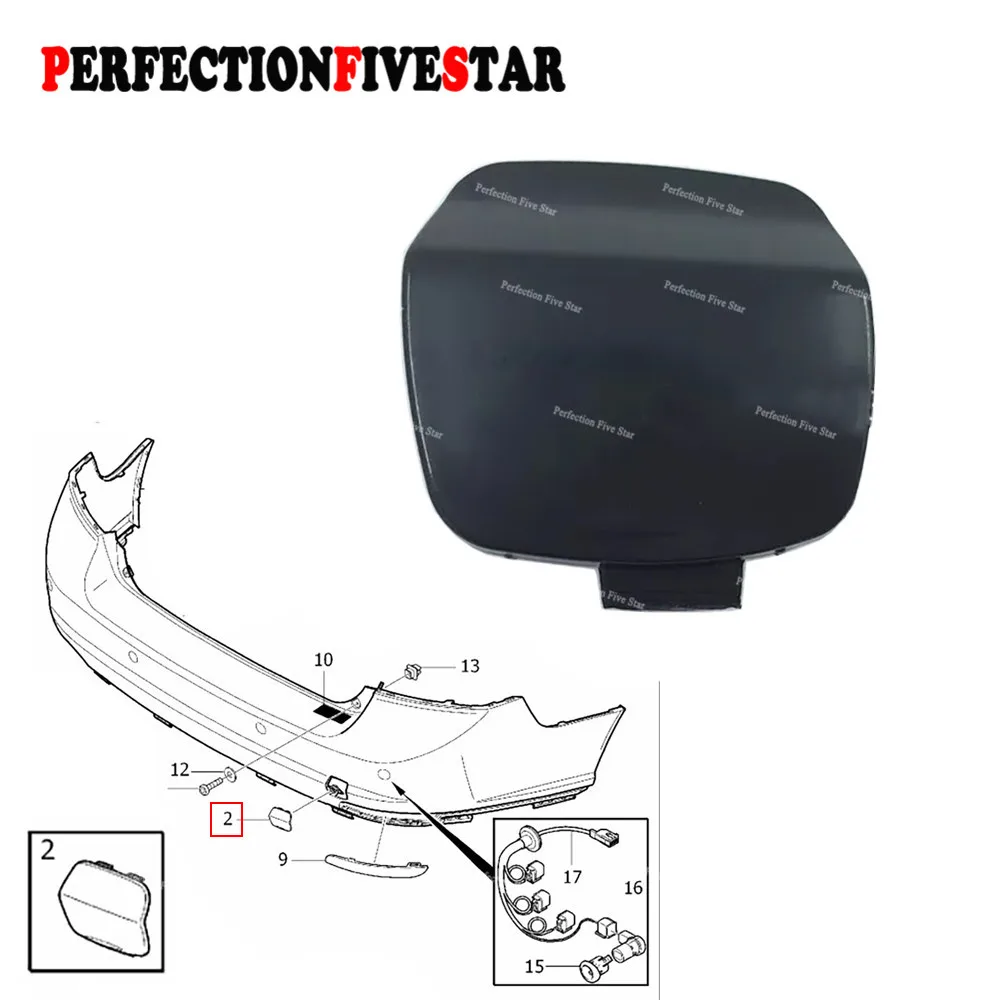 39886337 30744941 для Volvo S40 2008 2009 2010 2011 2012 2013 задний бампер решетка гриль буксировочный крюк с ушком Кепки чехол разные цвета