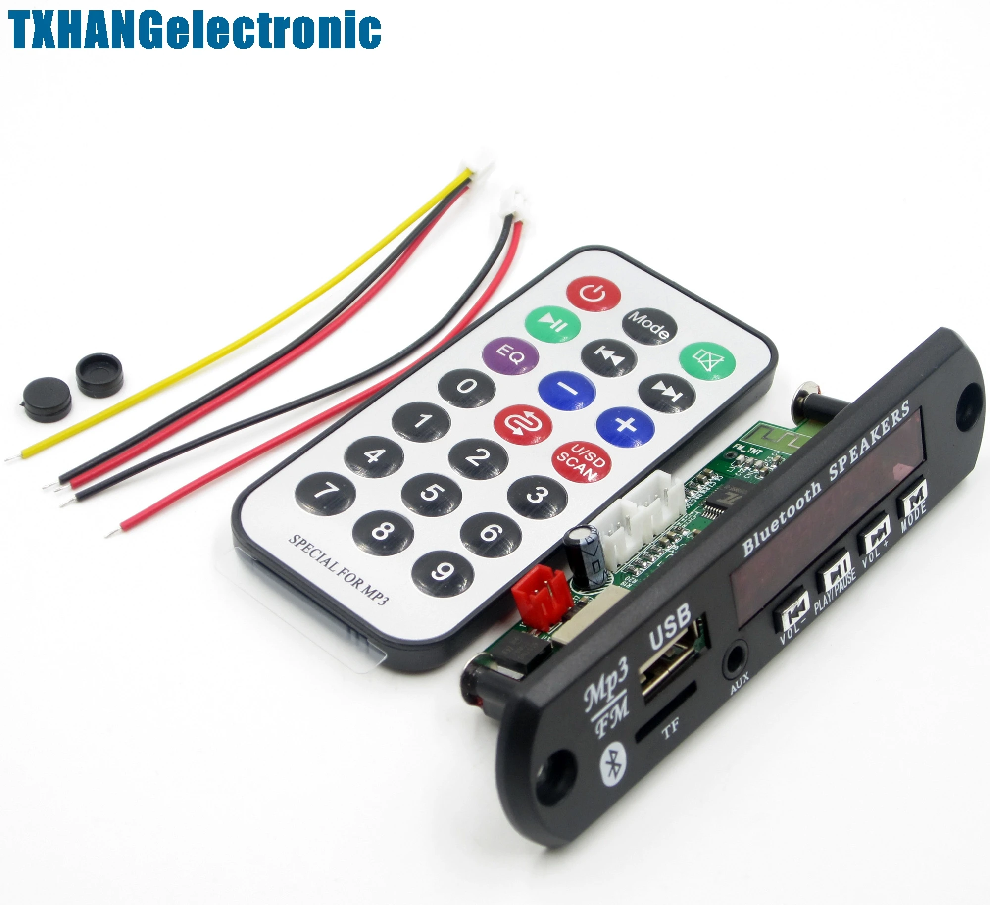 Беспроводной Bluetooth 12V MP3 WMA декодер доска аудио модуль USB TF радио для автомобиля|audio