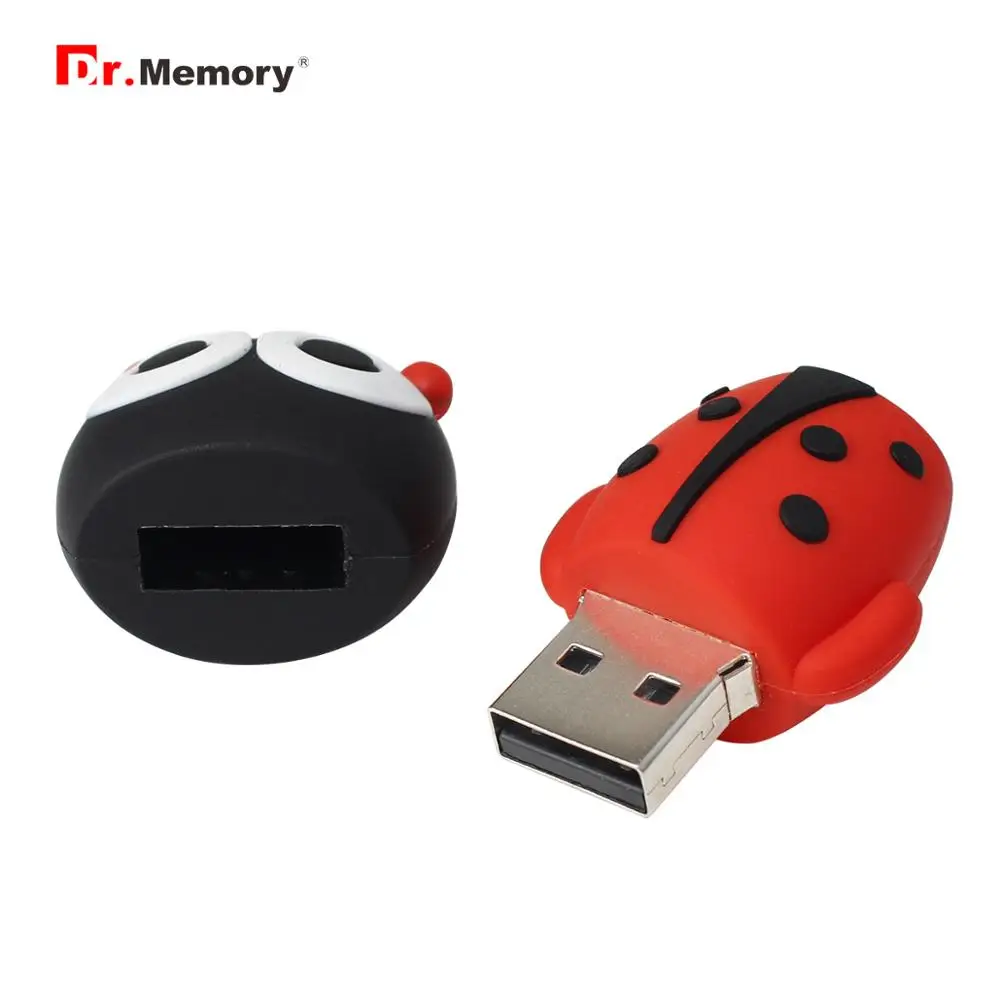 

Cute Beetle Flash Usb Drive Disk Memory Stick Pen Drives Personalized Mini Pendrive 4GB 8GB 16GB 32GB Ladybug Cle Usb 2.0