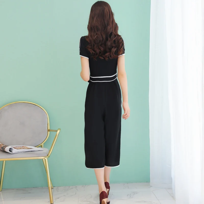 Женский шифоновый комбинезон элегантные однотонные комбинезоны с коротким