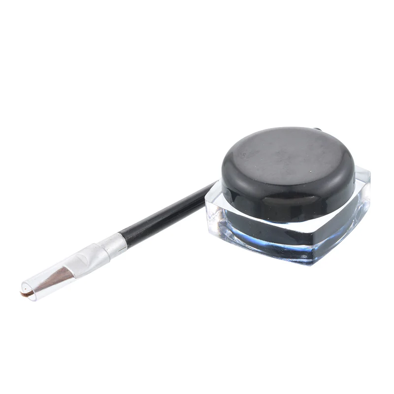 1 шт. водостойкая гелевая подводка для глаз мини гелевый крем с кистью макияжа