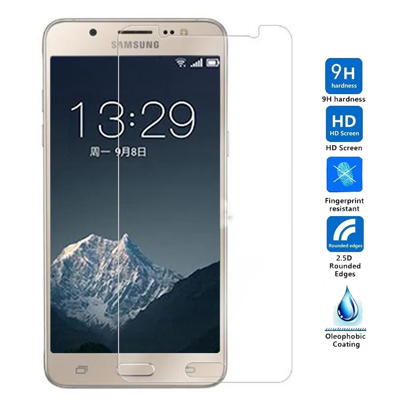 2 шт. для Samsung Galaxy J5 2016 J510 закаленное стекло Защита экрана Защитная прозрачная