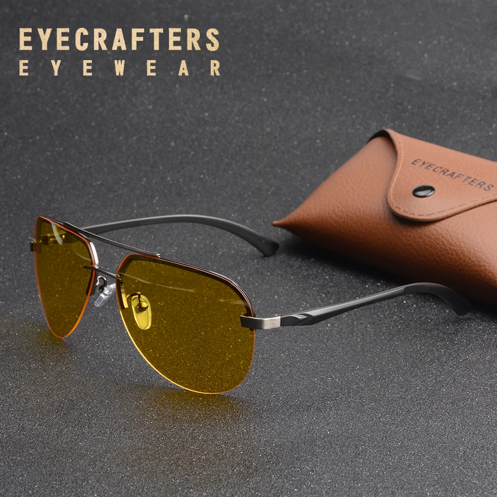 Мужские солнцезащитные очки Eyecrafters поляризованные из алюминиево магниевого