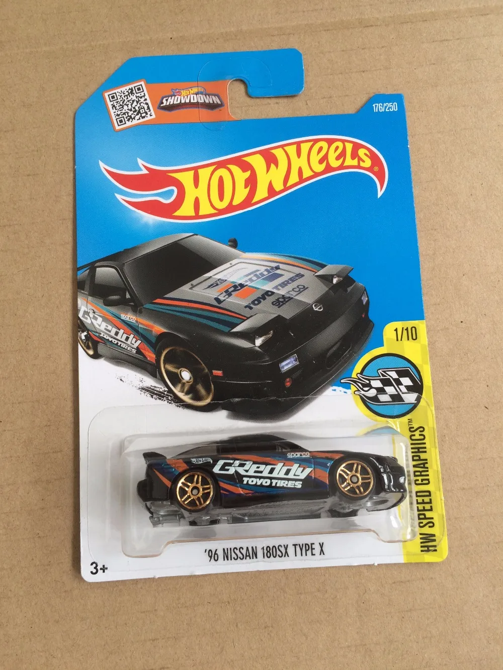 Горячие колеса автомобиля 1:64 Автомобиль 96 NISSAN 180SX Тип X коллектор издание металл