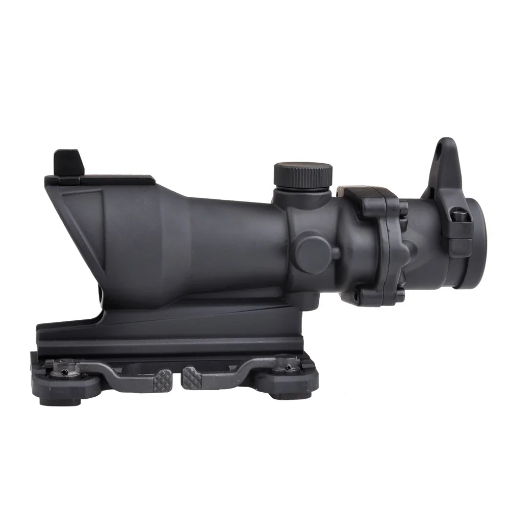 Тактический Оптический прицел Triji ACOG 4x32 в красную точку железный оптический