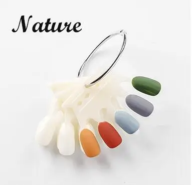nature Накладные ногти, 5X10 шт., 1 набор, накладные ногти, корона, прозрачные накладные ногти, инструменты для практики, накладные ногти, маникюрный салон, J4 - Цвет: nature