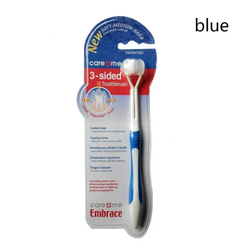 Tandenborstel-cepillo de dientes creativo para beb&eacute;, cepillo suave de seguridad de tres lados para ni&ntilde;os, cuidado de la higiene bucal, 1 unidad, 2022-2