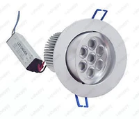 7w led ceiling light downlight fixture lamps bulbs warm pure white bright 630lm