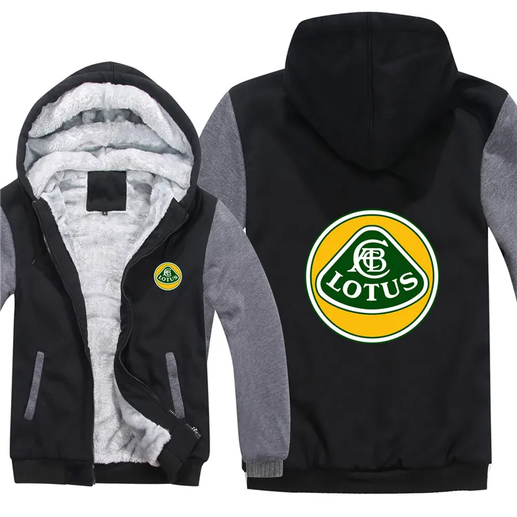 as picture Зимние толстовки Lotus Polo теплые мужские модные шерстяные подклад куртки толстовки Lotus мужские пальто - Цвет: as picture