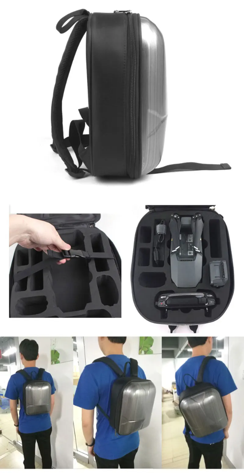 Дроны DJI Mavic Pro жесткий рюкзак для квадрокоптера Mini Hardshell caseводонепроницаемый анти-шок сумка для переноски для Mavic Pro Аксессуары