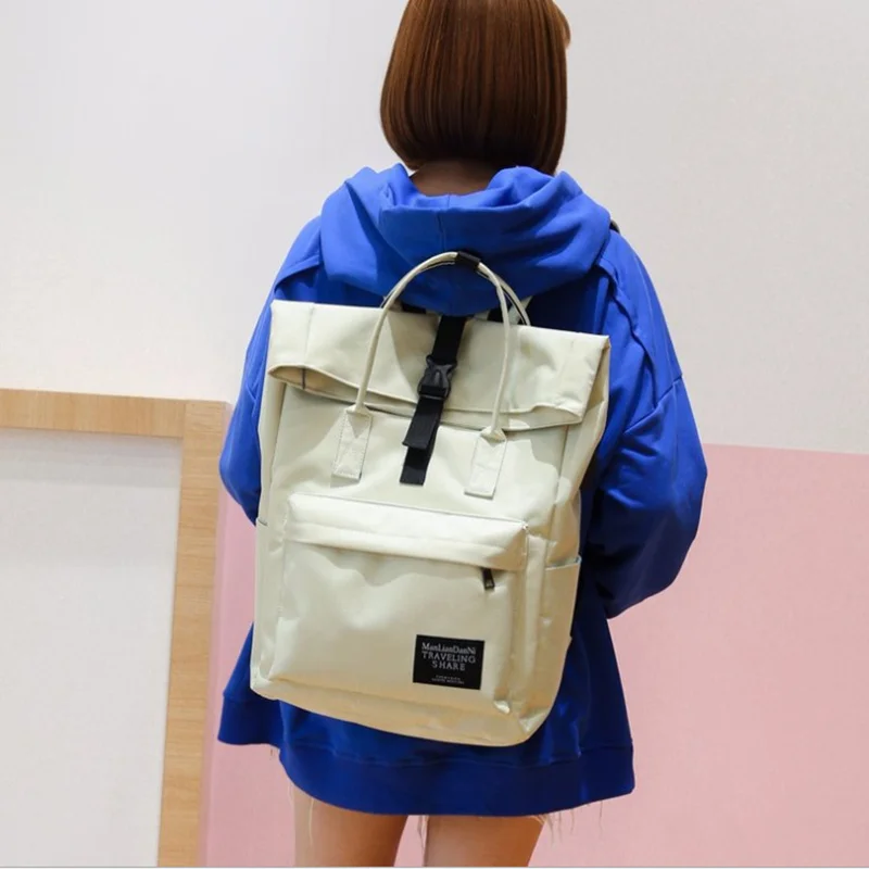 Рюкзак женский вместительный из парусины с usb зарядкой|mochila fashion|backpack fashionfashion backpack