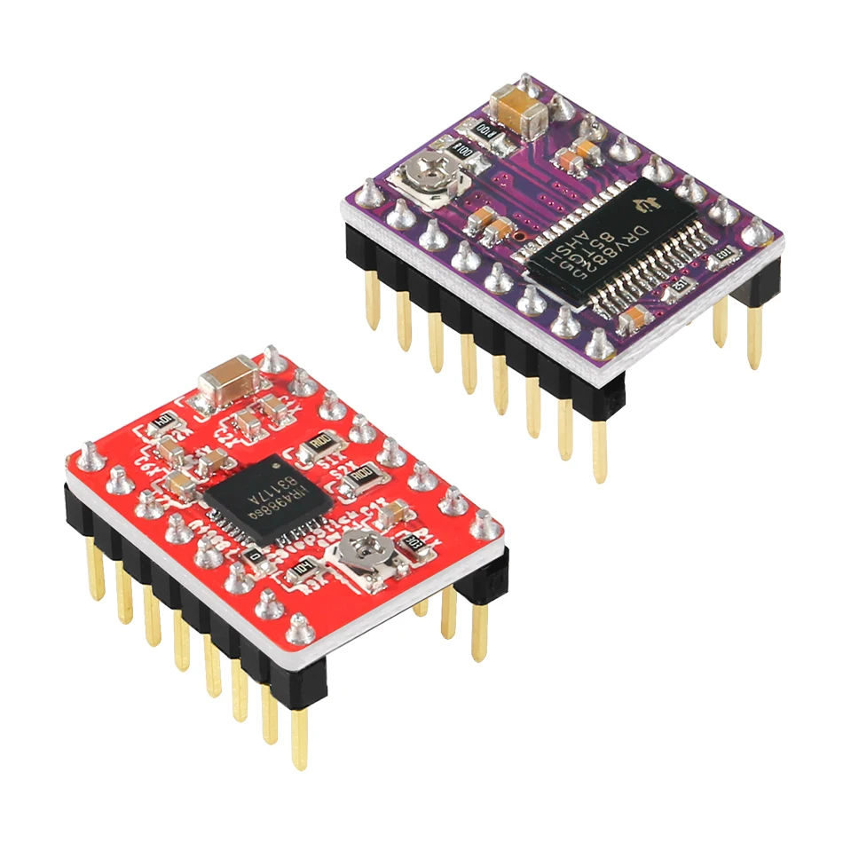 Драйвер шагового двигателя A4988 Drv8825 с радиатором детали для 3D принтера Stepstick Carrier