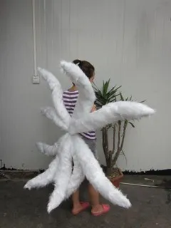 Костюм для костюмированной вечеринки с изображением лисы и хвоста|track track|anime cosplay