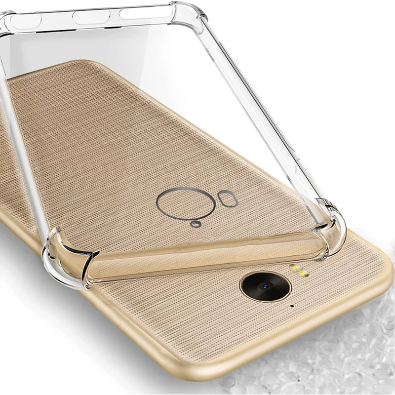 Чехол для Huawei Y6 2017 мягкий прозрачный чехол из ТПУ с подушкой безопасности