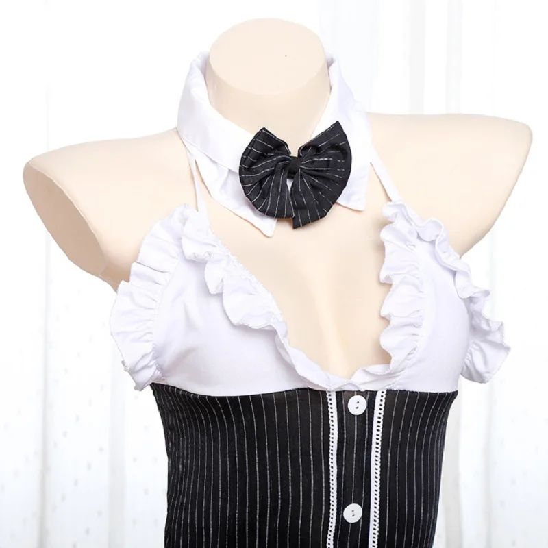 3 шт. женское нижнее белье Униформа открытая промежность эротическое косплей с