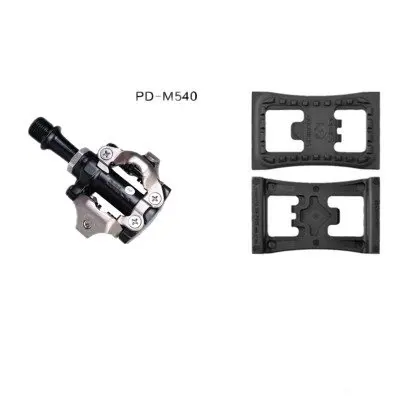 Black and PD22 SHIMANO PD-M540 MTB горный велосипед без клипса педали с SPD бутсы - Цвет: Black and PD22