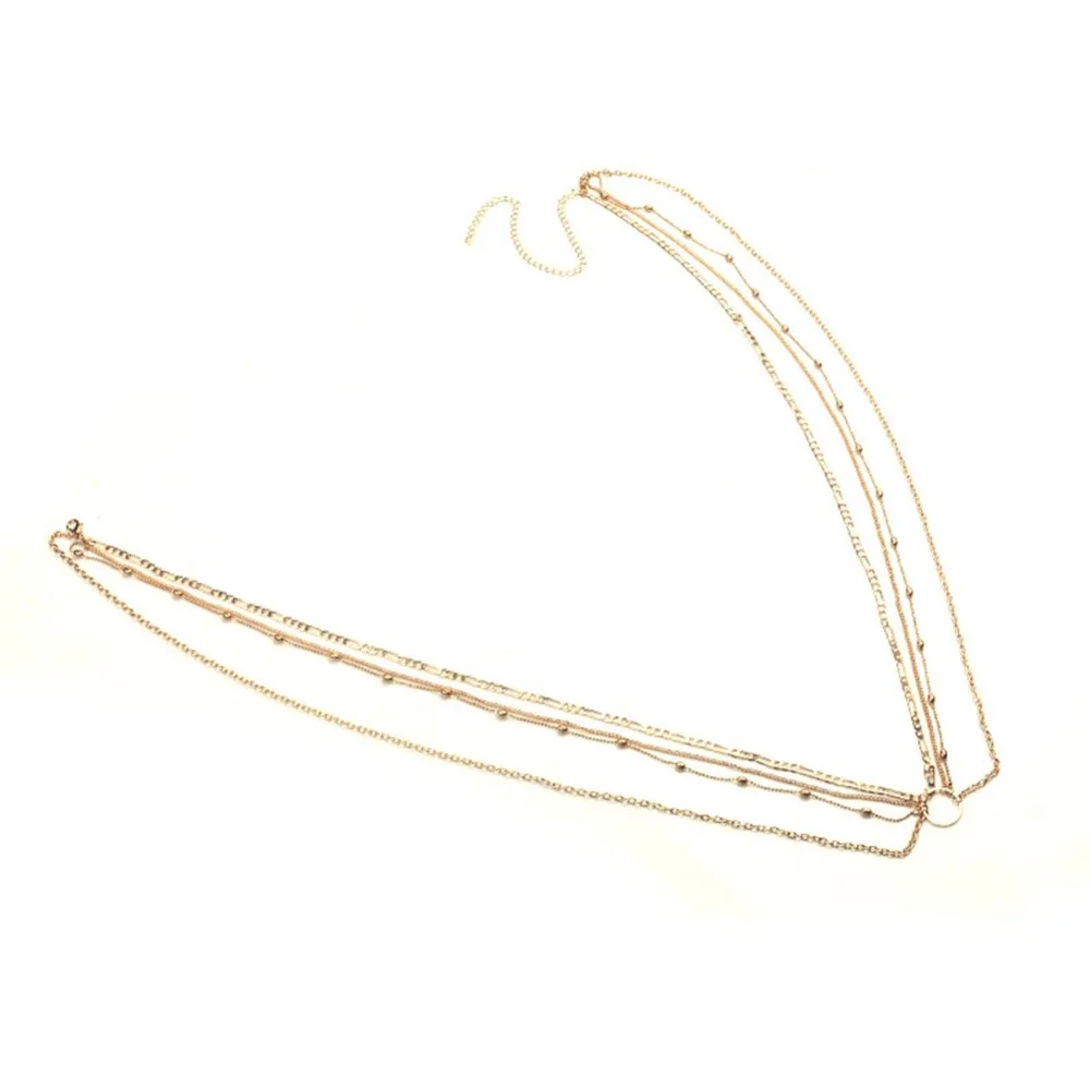 Простой модный стиль сексуальное женское бикини золотистого и серебристого