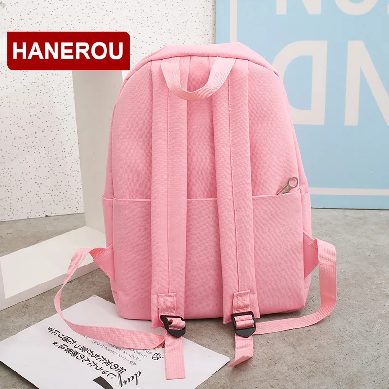 Комплект из 4 предметов милый рюкзак с принтом женская сумка на плечо холщовые