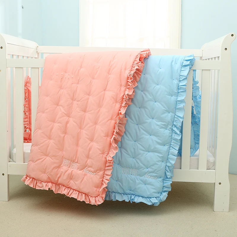 

Quilted Baby lace quilt,Children's air conditioning by newborn quilt,Customizable name