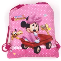 1pcs mickey minnie mouse wedding drawstring bags boy girl favors birthday party non woven fabric backpack decoration supplies