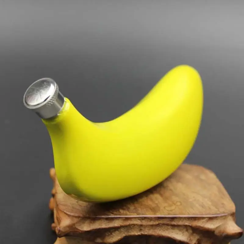Карманная фляжка креативный кувшин в форме банана 5 унций винный горшок из
