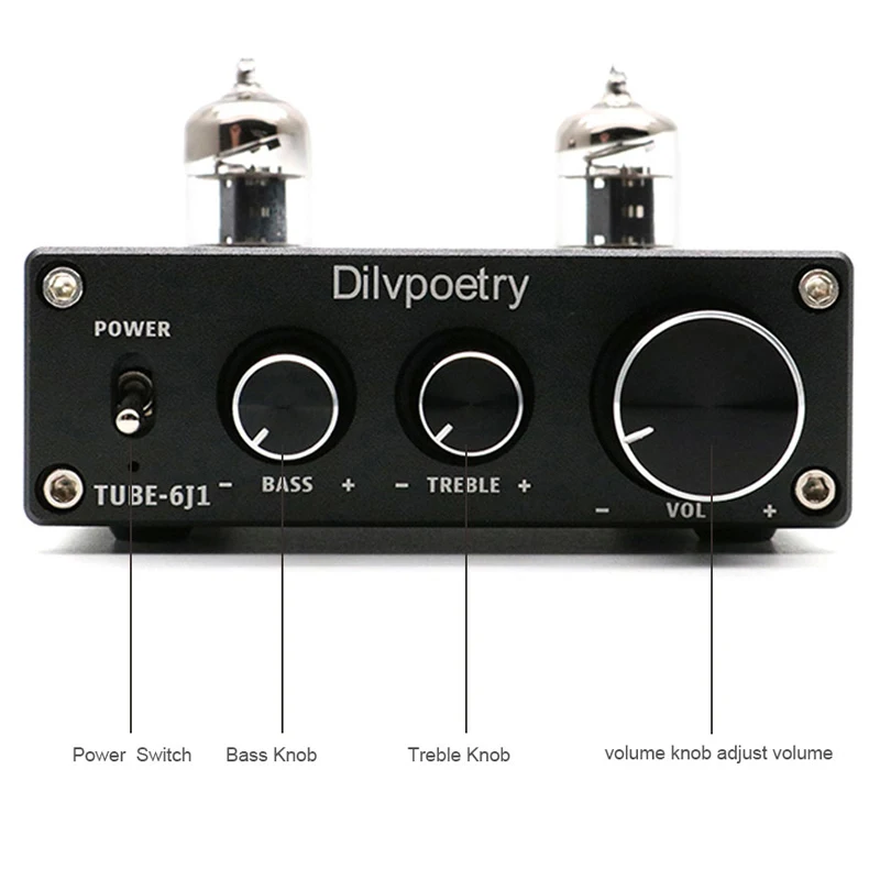 Dilvpoetry 6K4 вакуумный ламповый усилитель стерео HiFi интегрированные ламповые усилители TPA3116D2 NE5532 предусилитель домашний аудио усилитель