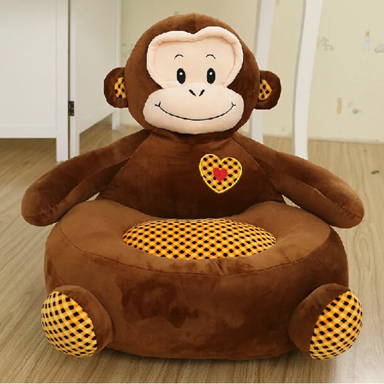 

cartoon monkey, dog, bear , frog design plush toy sofa tatami plush toy sofa floor seat cushion for children, birthday gift t533