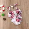 Купальник танкини с цветочным принтом для девочек|beachwear bikinis|beachwear swimwearbeachwear kids |