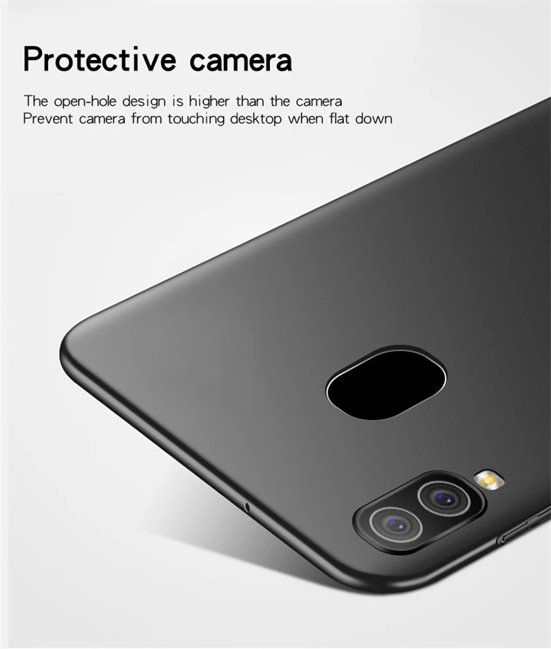 Чехол для Samsung Galaxy A40 тонкий классический матовый чехол из поликарбоната с