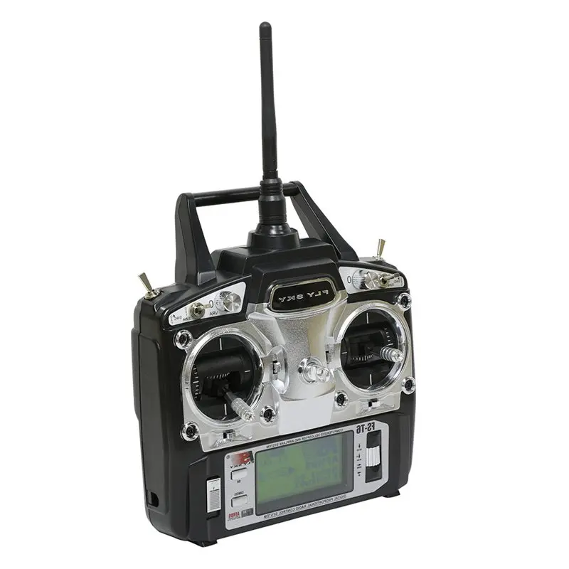 Радиоуправляемый передатчик Flysky с ЖК экраном 6 каналов 2 4g + приемник FS R6B
