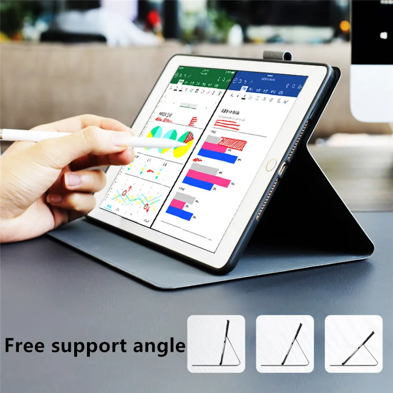 Модный чехол подставка из искусственной кожи для Apple iPad Pro 10 5 2017 A1701 A1709 смарт