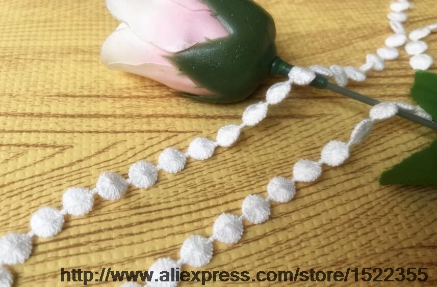 112071 new version of clothing accessories cotton water soluble embroidery lace width 0.7 cm | Дом и сад