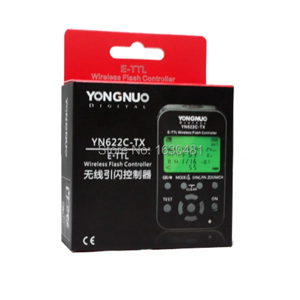 Yongnuo YN-622C YN 622C TX lcd Беспроводной ttl приемник вспышки приемопередатчик 1/8000 s