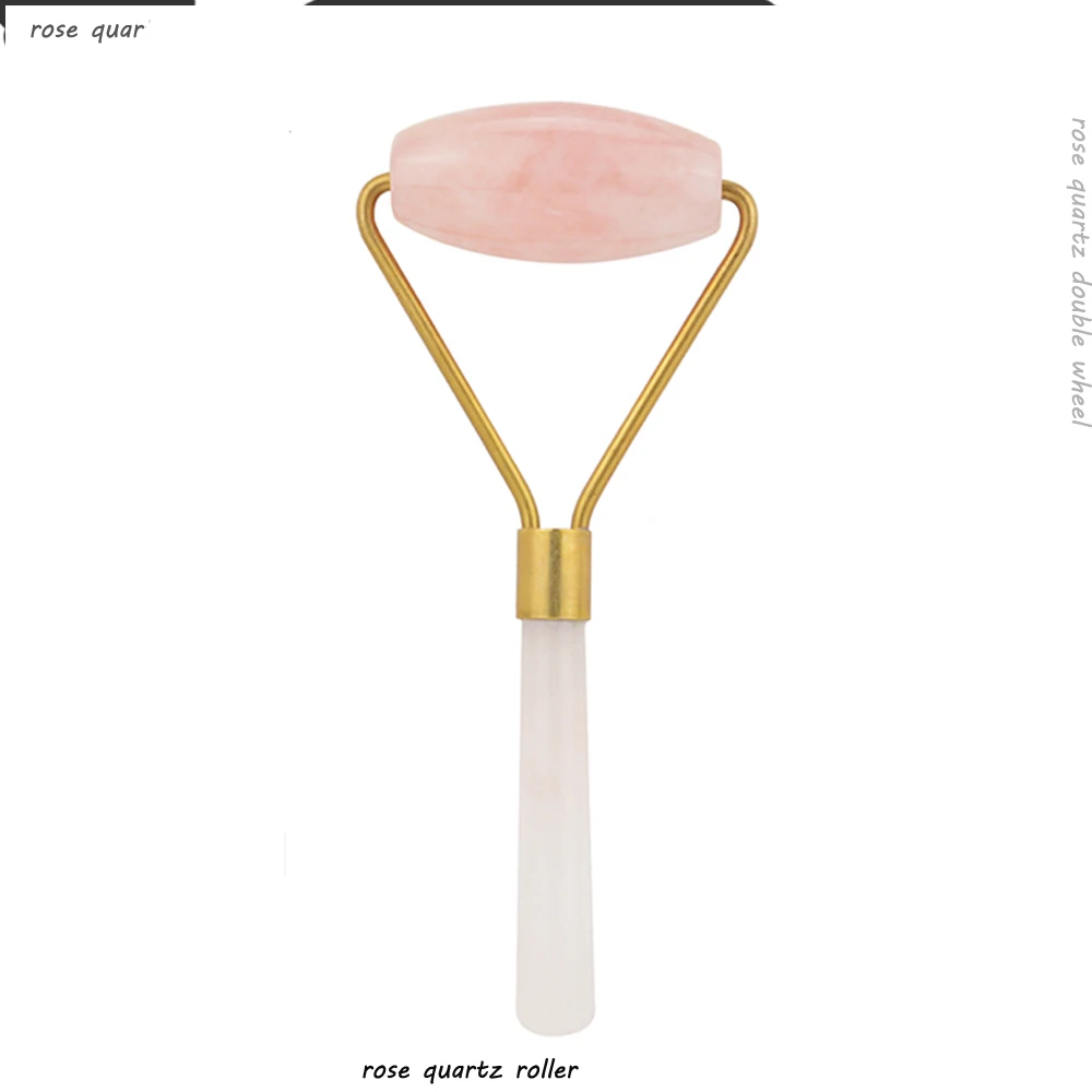 1 шт. нефритовый массажер для лица с натуральным розовым кварцем | Красота и