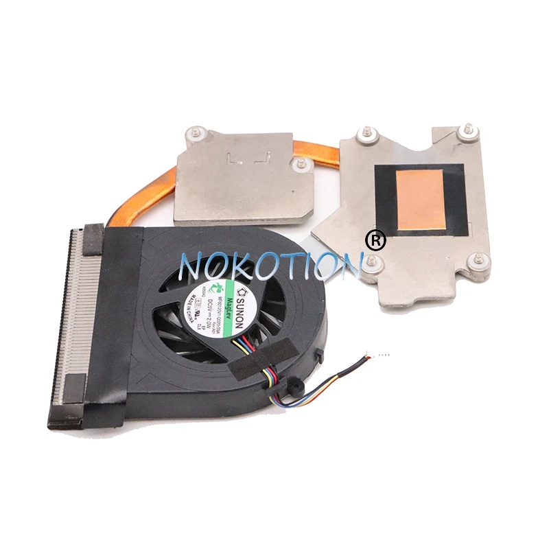 598677-001 для ноутбука hp Probook 4520S intel cpu GPU вентилятор охлаждения радиатора