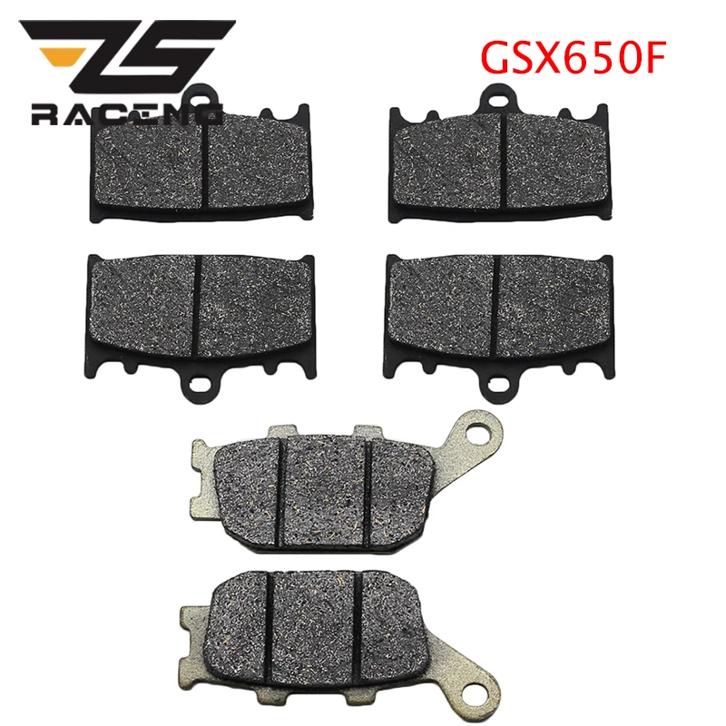 ZS Racing 6 шт. мотоциклетные дисковые тормозные колодки для Suzuki GSX650F 2008 2009 2010 2011 2012 2013