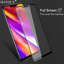 2PCS Tempered Glass For LG G7 Screen Protector For LG G7 ThinQ Full Cover for LG G7+ G710EM LMG710EM 2.5D Round Edge Film HATOLY