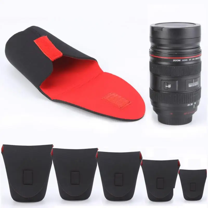 5 шт. неопреновый Мягкий защитный чехол для объектива Dslr сумка в комплекте