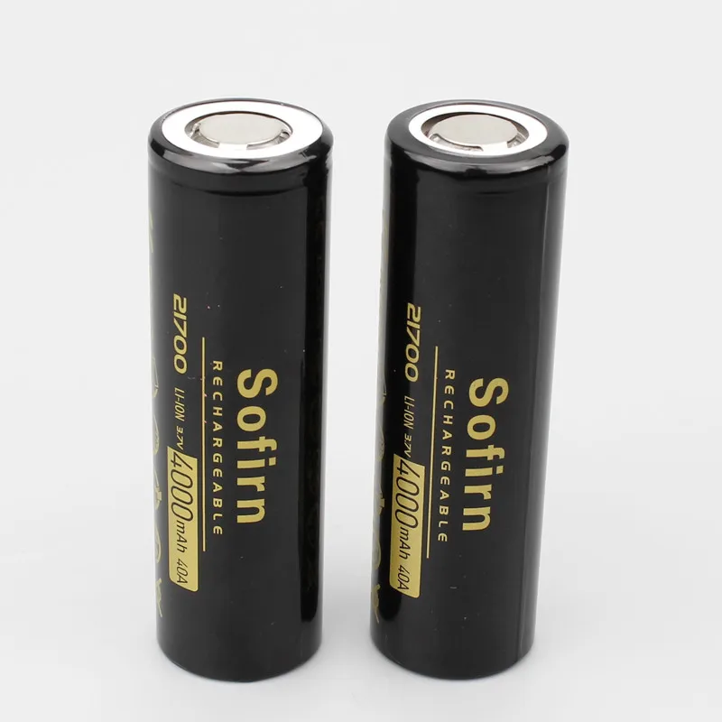 Sofirn 21700 батарея 4000 mAh литий-ионная аккумуляторная 40A Высокая разрядка 3 7 V сливная