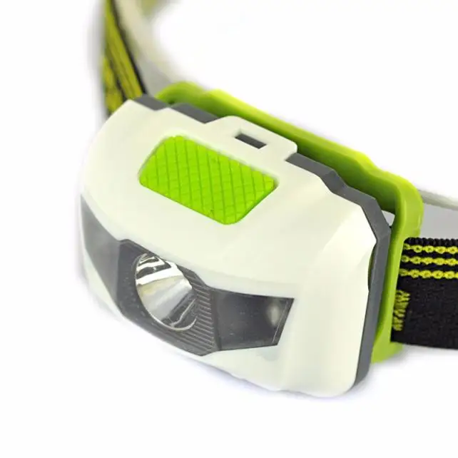 Светодиодный мини головной светильник 300LM налобный фонарь на аккумуляторах AAA