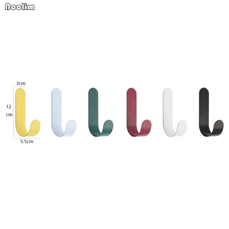 Скандинавские железные настенные крючки для полотенец вешалки халатов хранения