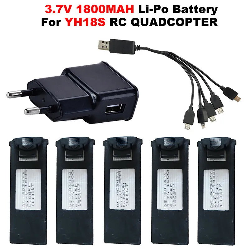 

3,7 V 1800mAh Li-Po батарея для YH18S селфи складной RC Дрон Квадрокоптеры дистанционное управление игрушка запасные части