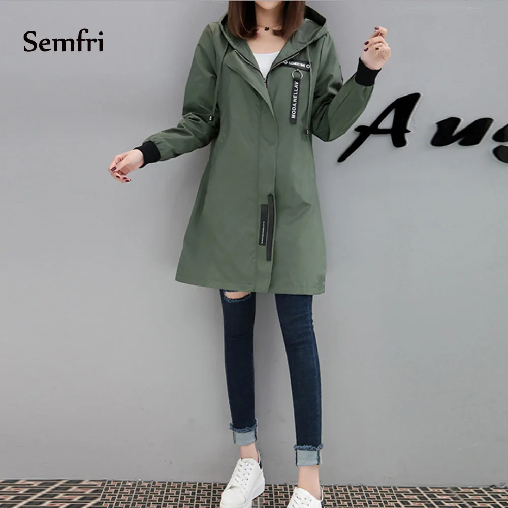 Sempi длинные тонкие бейсбольные форменные пальто свободный в Корейском стиле