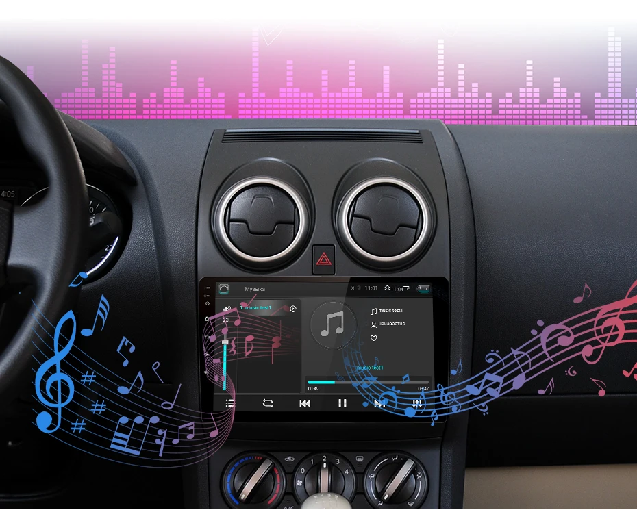 AWESAFE для Nissan Qashqai 2008-2012 автомобильный Радио Мультимедиа Видео плеер gps No 2din 2 din Android 8,1 2G+ 32G