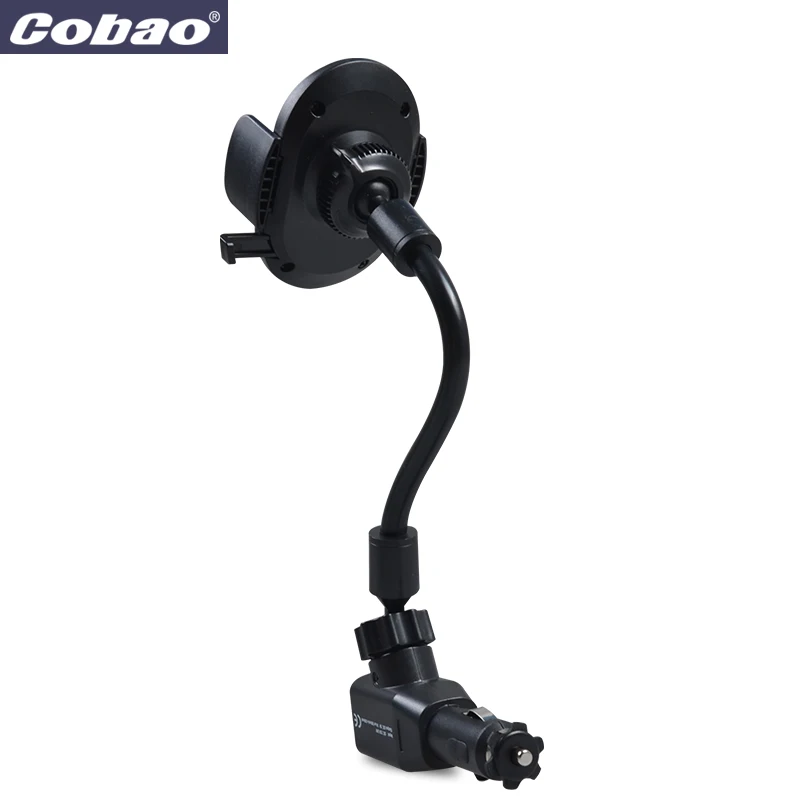 Cobao 5V 1A Car Holder Smartphone Charger For iPhone X 8 7 Plus Universal 360 Degree Mobile Samsung S9 S8 | Мобильные телефоны и