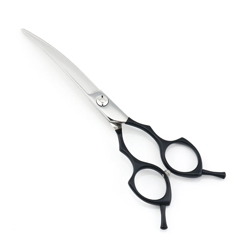 Профессиональные ножницы для груминга собак 6 5 дюйма изогнутые фиолетовый