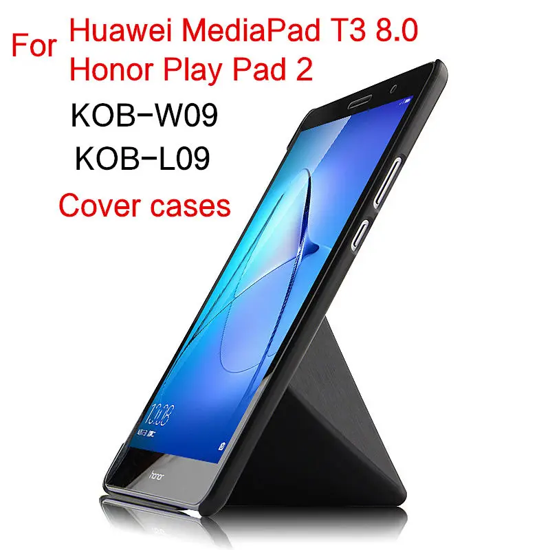 Чехол для планшета Huawei MediaPad T3 8 0 защитный чехол W09 кожаный с подставкой Honor Play Pad 2 L09