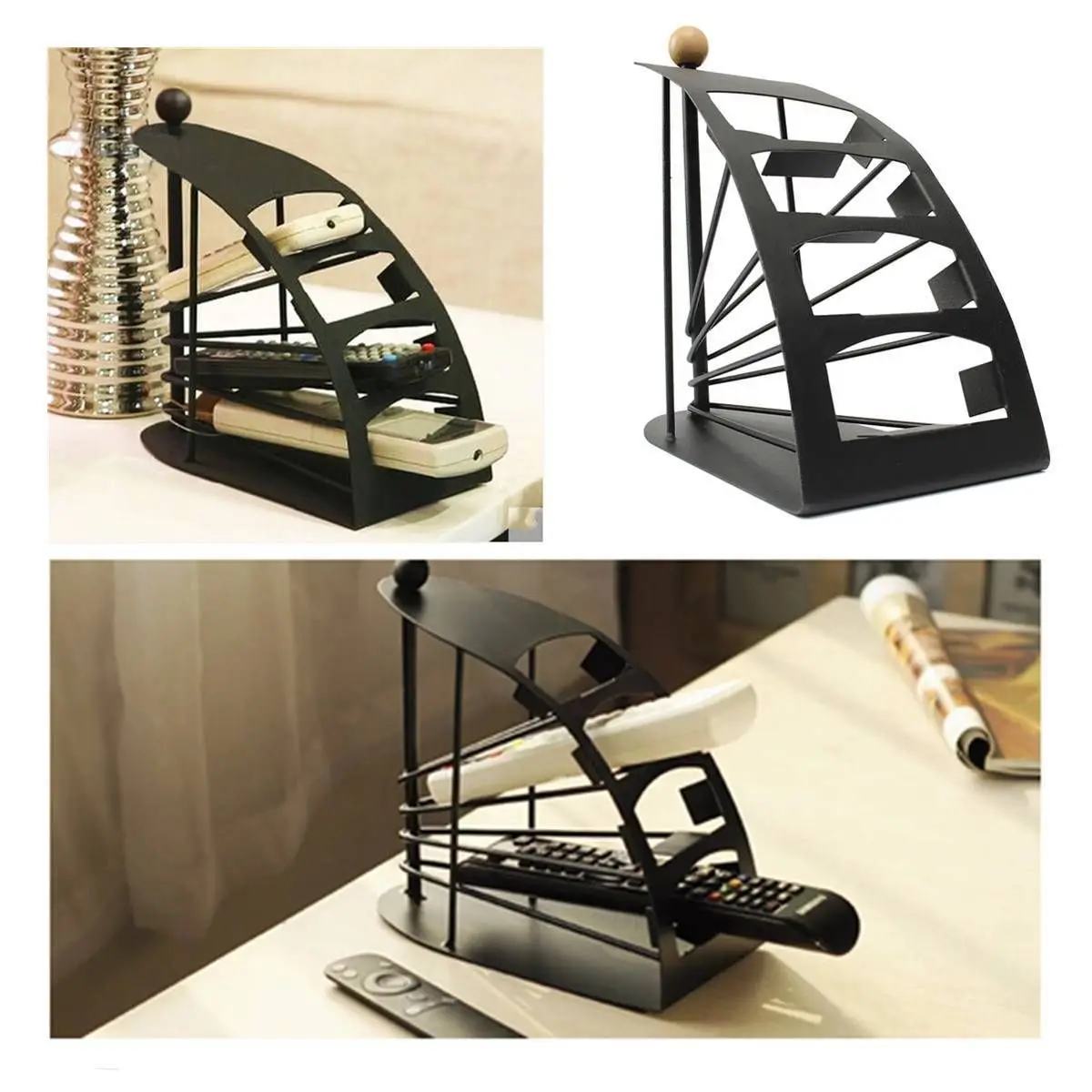 1PC Storage Rack Remote Control Holder Remote Storage Organizer Stand for Remote Controller Ship Type