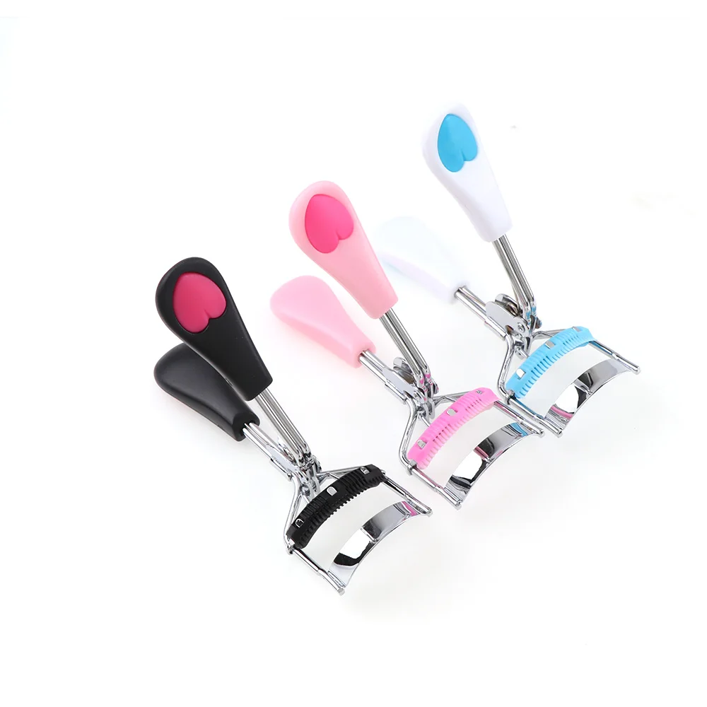 1Pc Pink/Blue/Black Cosmetic Eyelash Curler With Comb Tweezers Curling Clip Eye Beauty Tool | Красота и здоровье